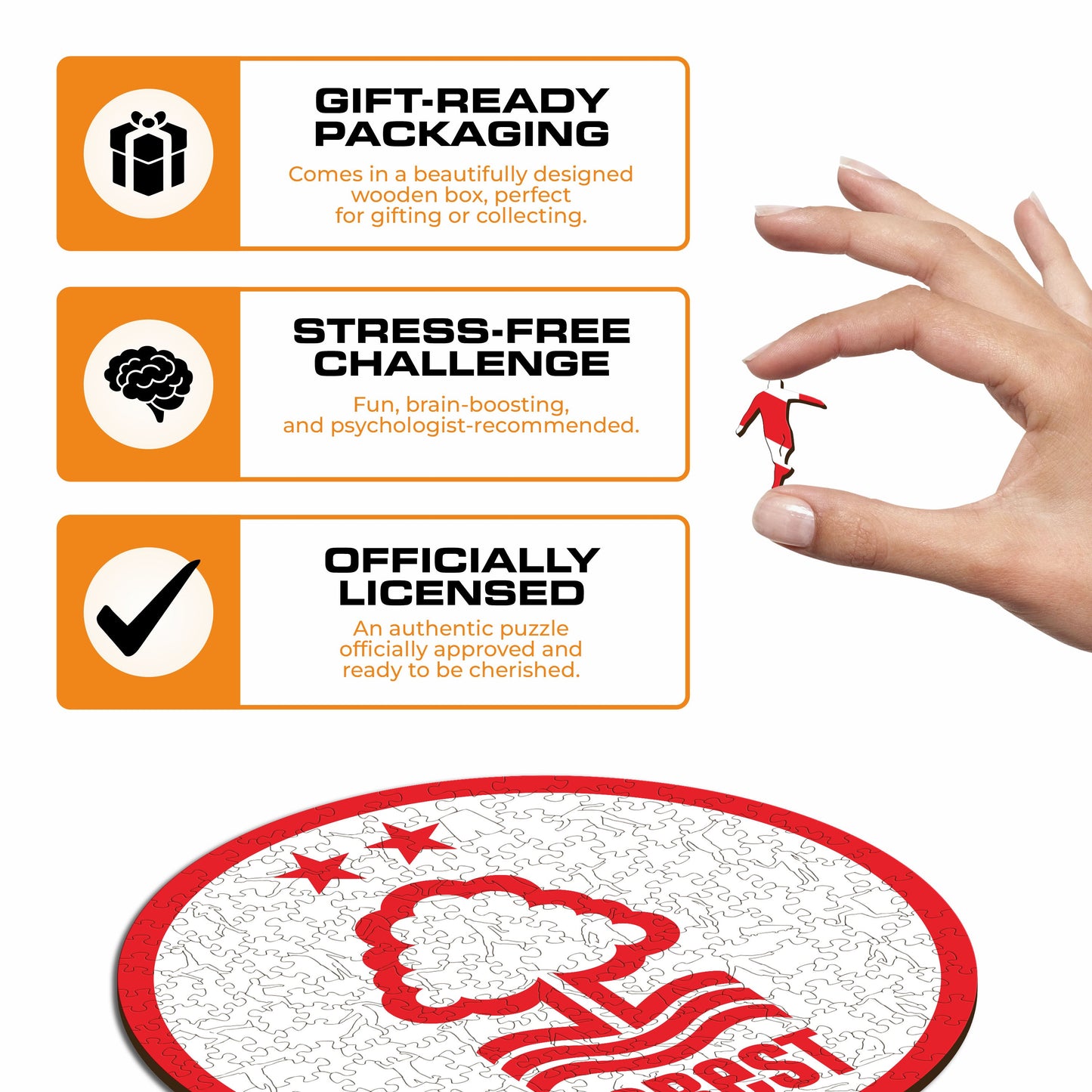 Nottingham Forest FC® Logo - Wooden Puzzle