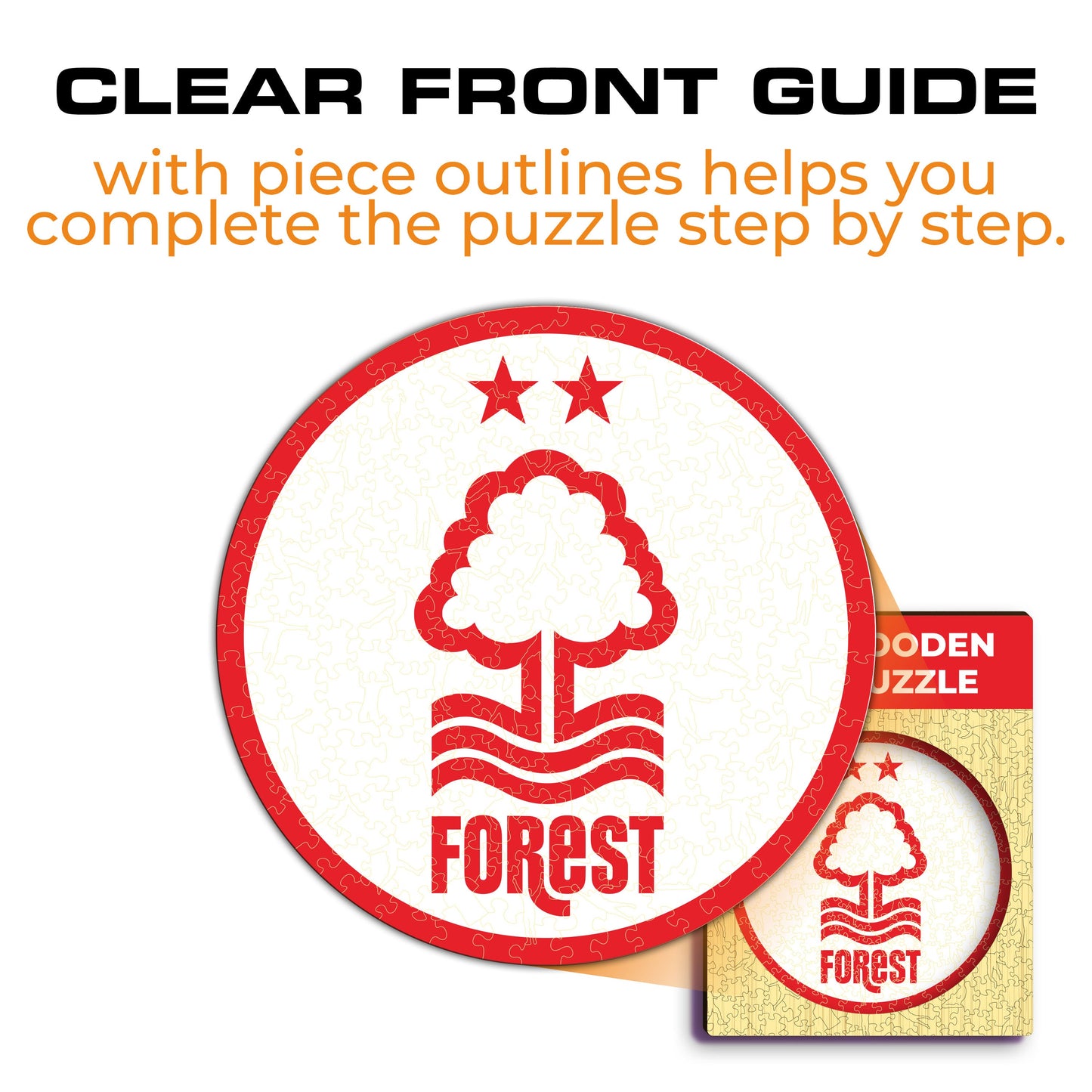 Nottingham Forest FC® Logo - Wooden Puzzle