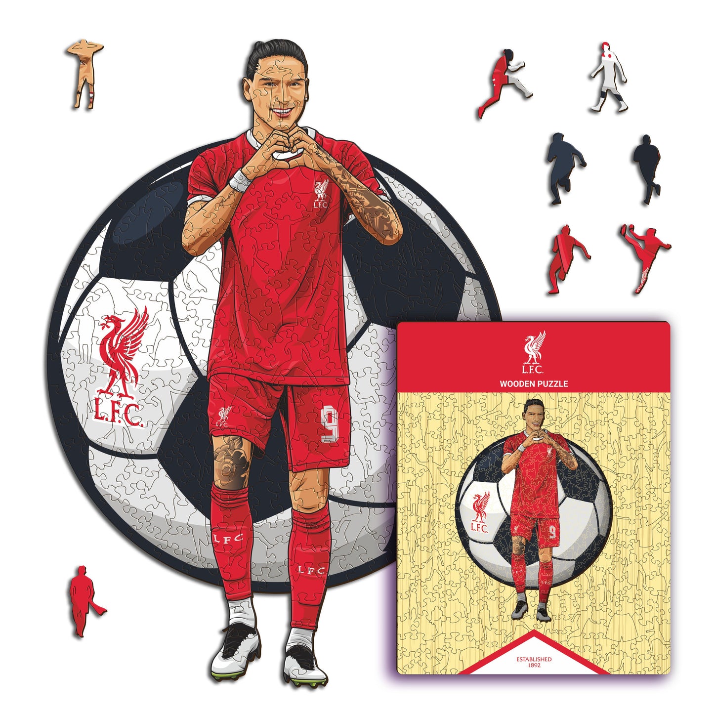 Darwin Nuñez - Wooden Puzzle