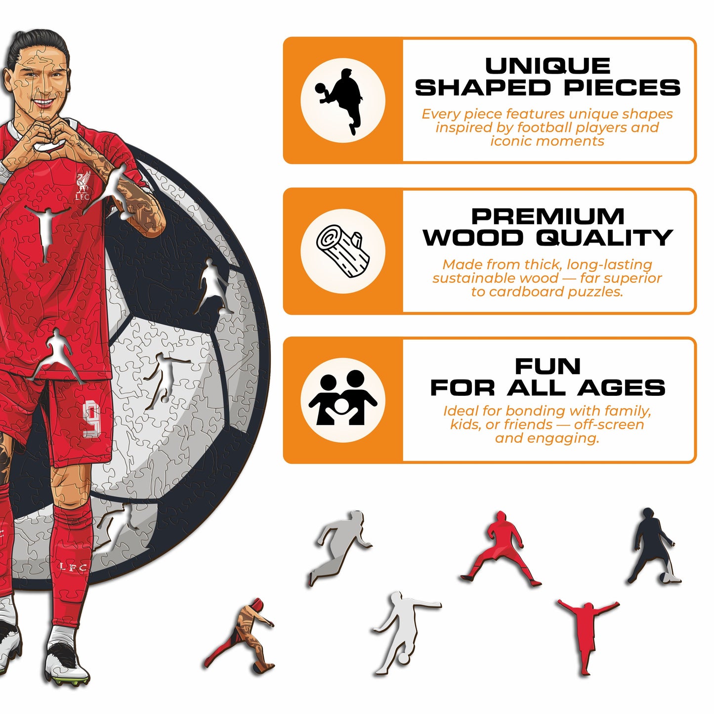 Darwin Nuñez - Wooden Puzzle