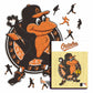 2 PACK Baltimore Orioles™ Logo + Mascot