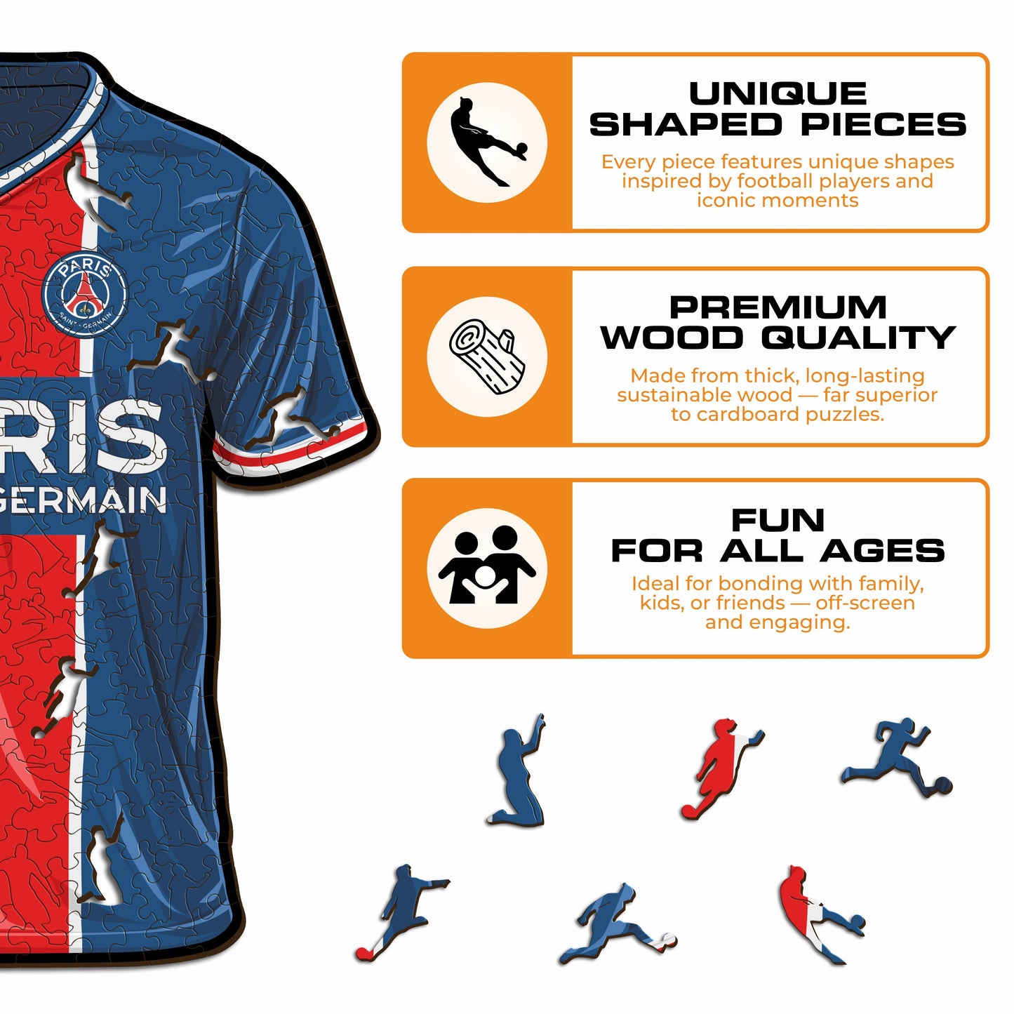 PSG FC® Jersey - Wooden Puzzle