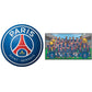 2 PACK Paris Saint-Germain FC® Logo + Team "Treble Winners"