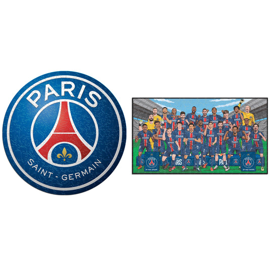 2 PACK Paris Saint-Germain FC® Logo + Team "Treble Winners"