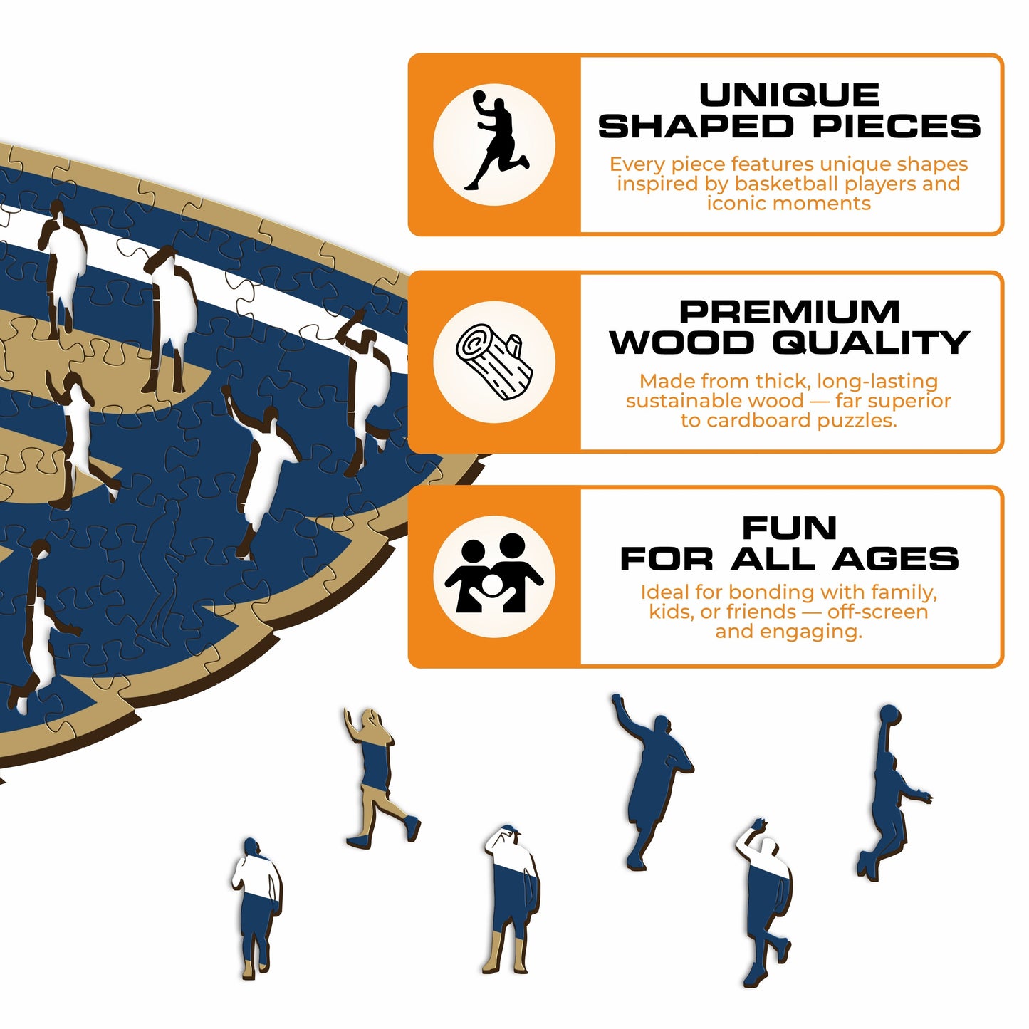 New Orleans Pelicans™ - Wooden Puzzle