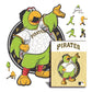 Pittsburgh Pirates™ Mascot - Wooden Puzzle