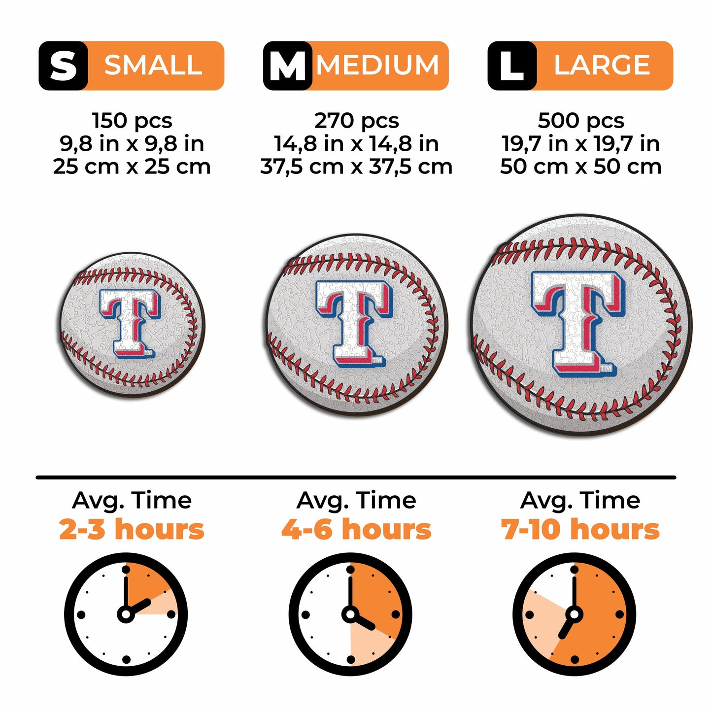 Texas Rangers™ - Wooden Puzzle