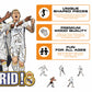 Real Madrid CF® 5 Players - Wooden Puzzle