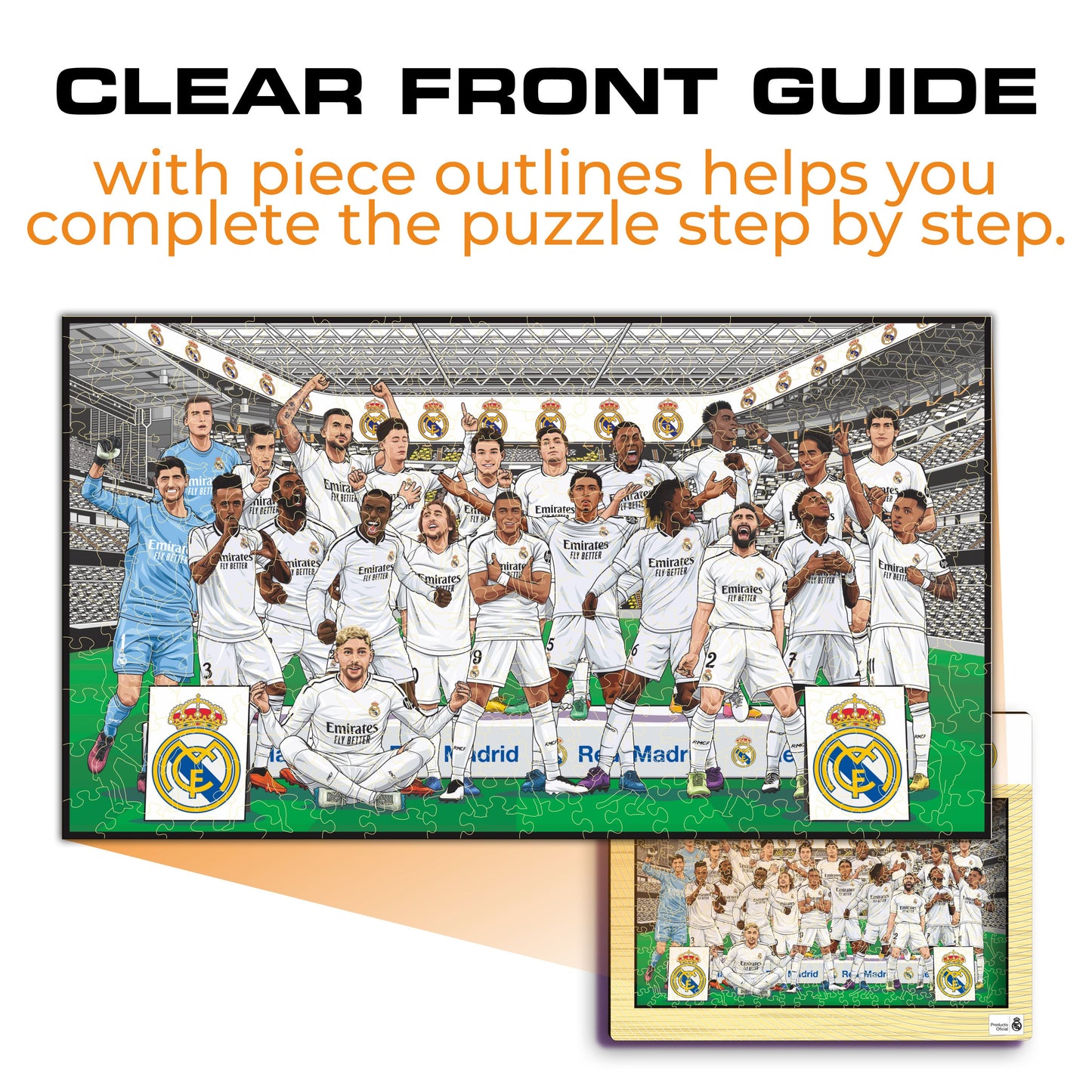 Real Madrid CF® Team - Wooden Puzzle