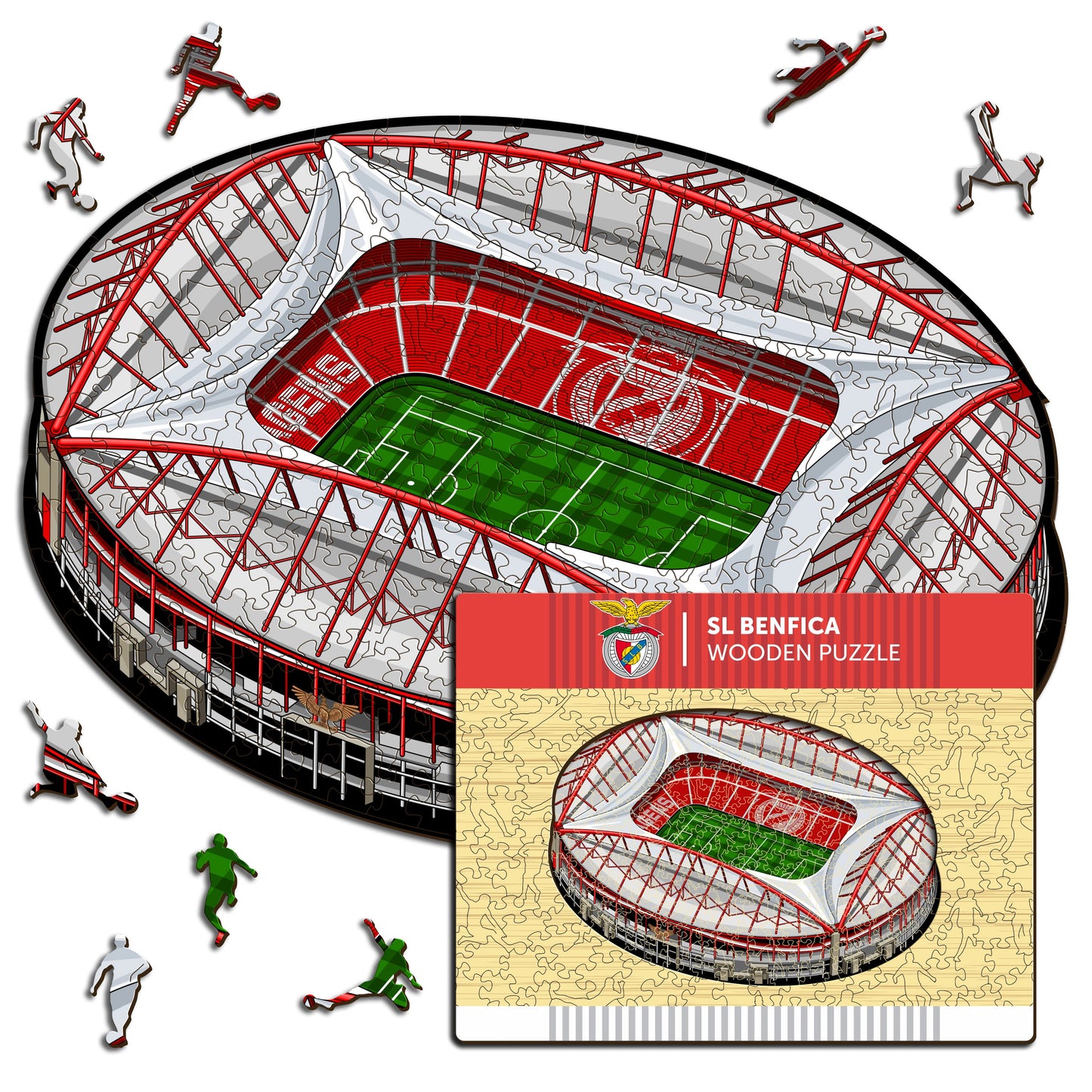2 PACK SL Benfica® Eusebio + Estadio