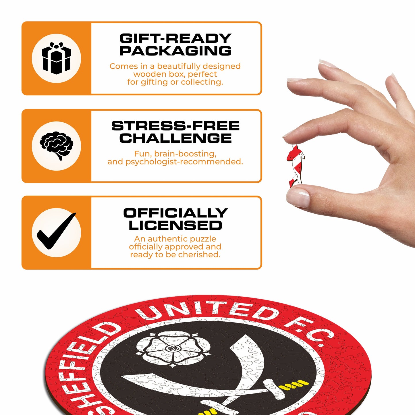 Sheffield United FC® Logo - Wooden Puzzle