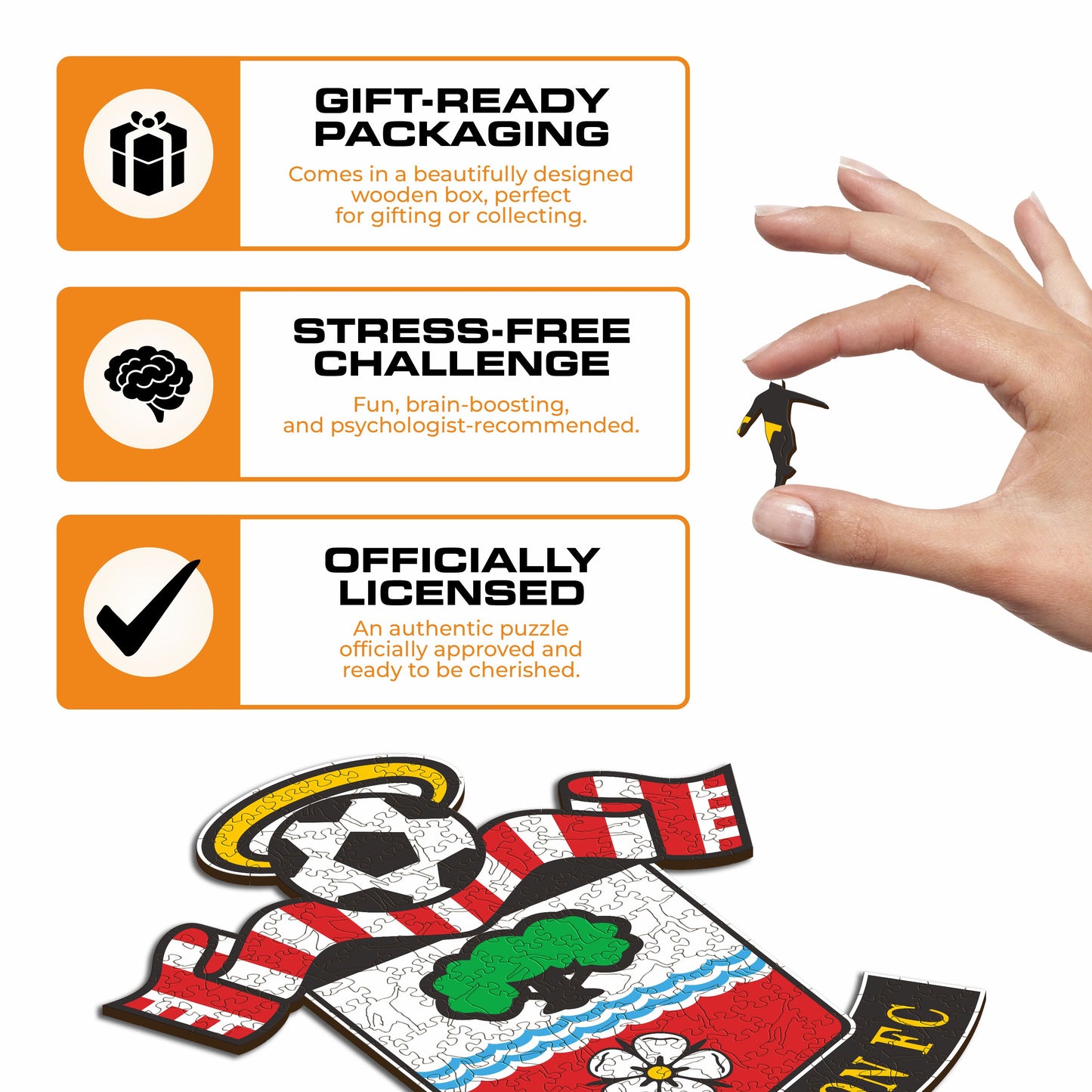 Southampton FC® Logo - Wooden Puzzle