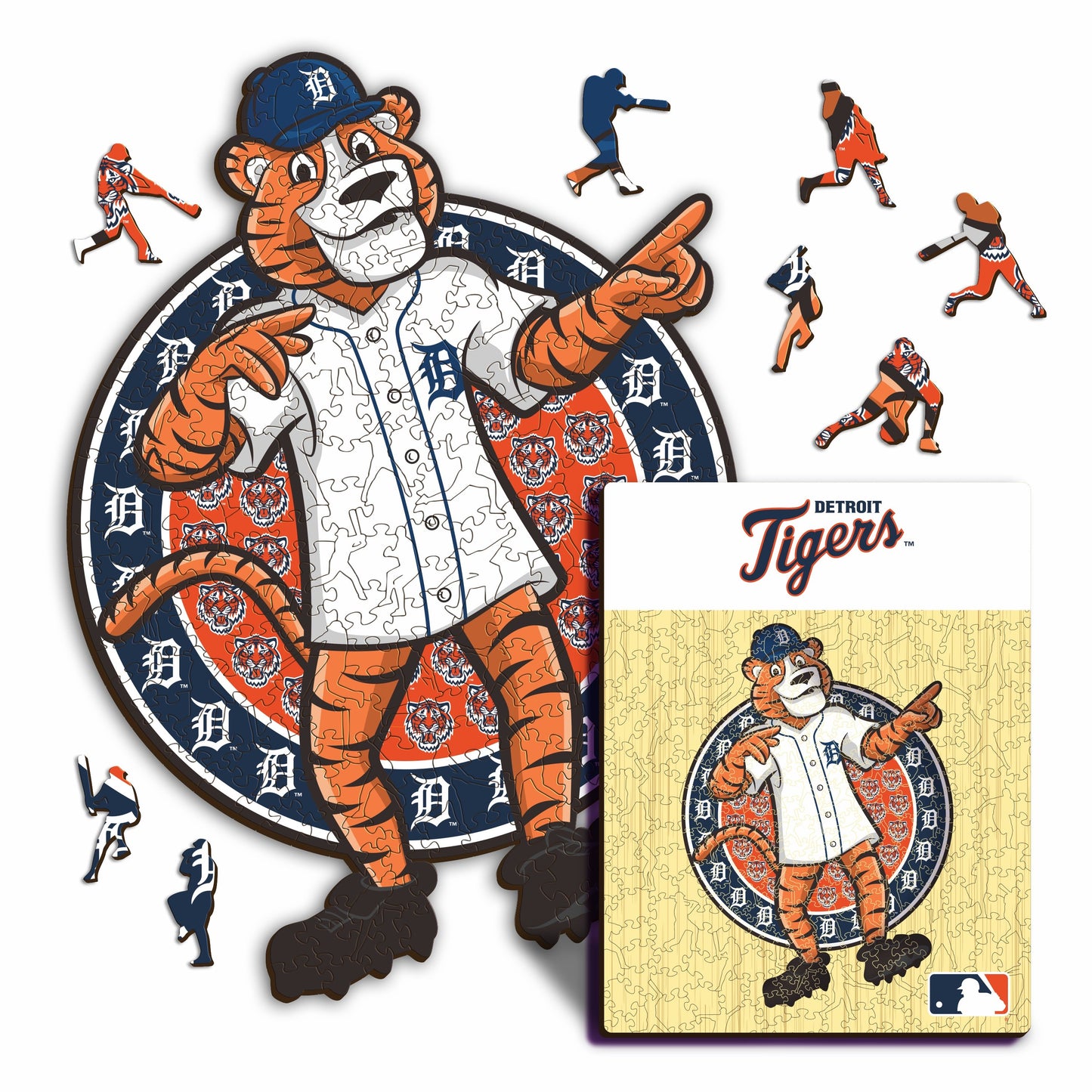 3 PACK Detroit Tigers™ Logo + Mascot + Baseball
