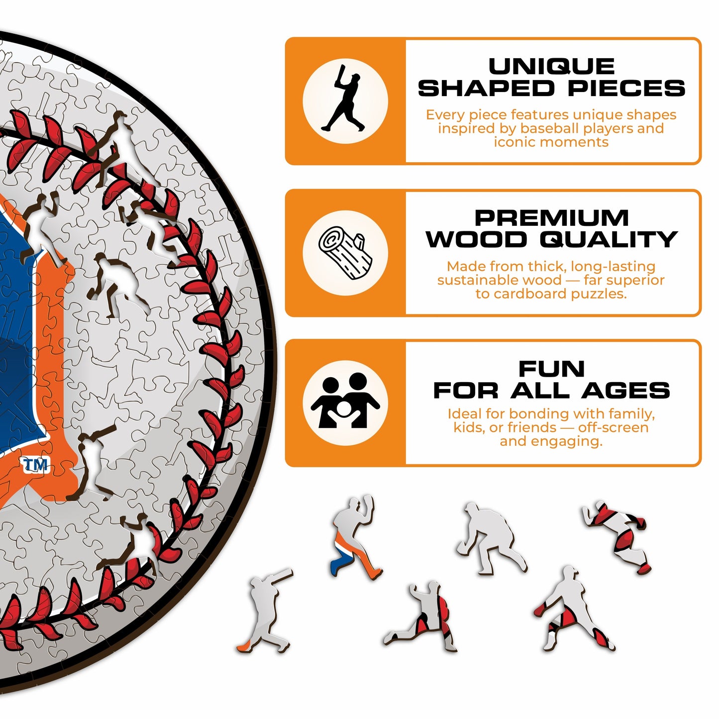 3 PACK Detroit Tigers™ Logo + Mascot + Baseball