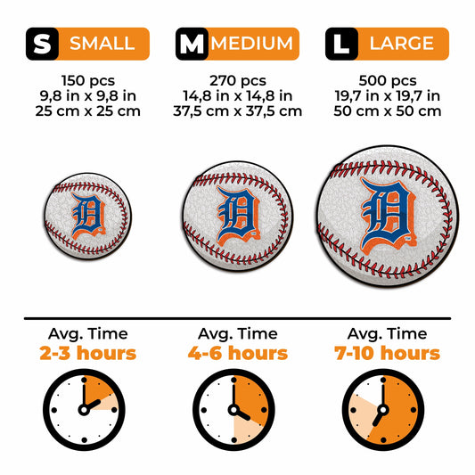 3 PACK Detroit Tigers™ Logo + Mascot + Baseball