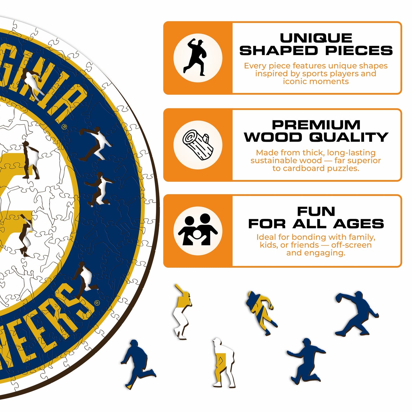 West Virginia University - Wooden Puzzle
