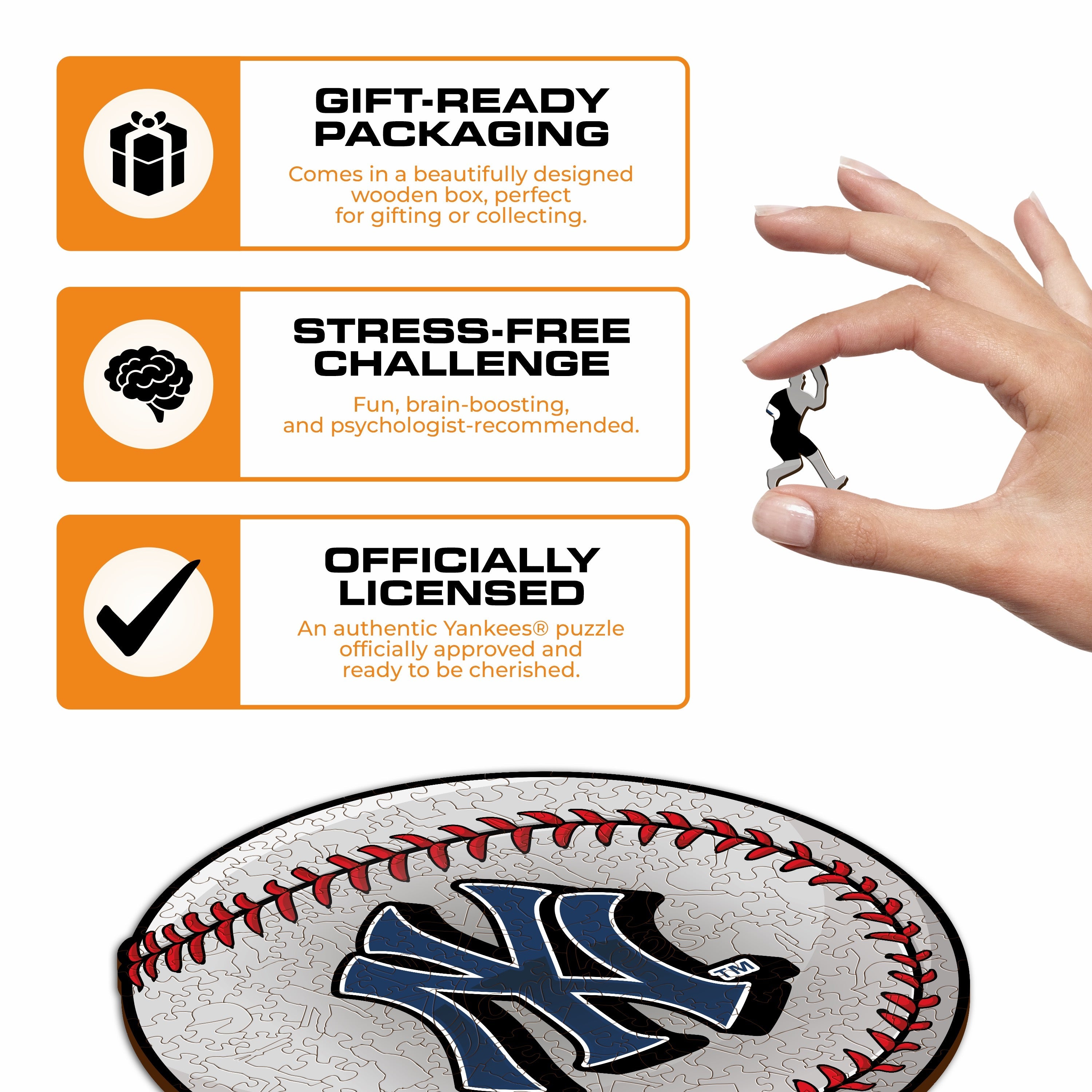 New York Yankees™ - Wooden Puzzle – Iconic Puzzles USA