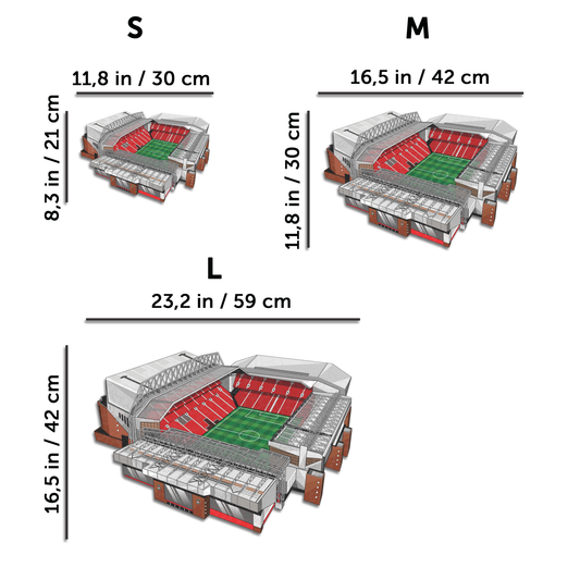 3 PACK Liverpool FC® Logo + Liver Bird + Anfield Stadium