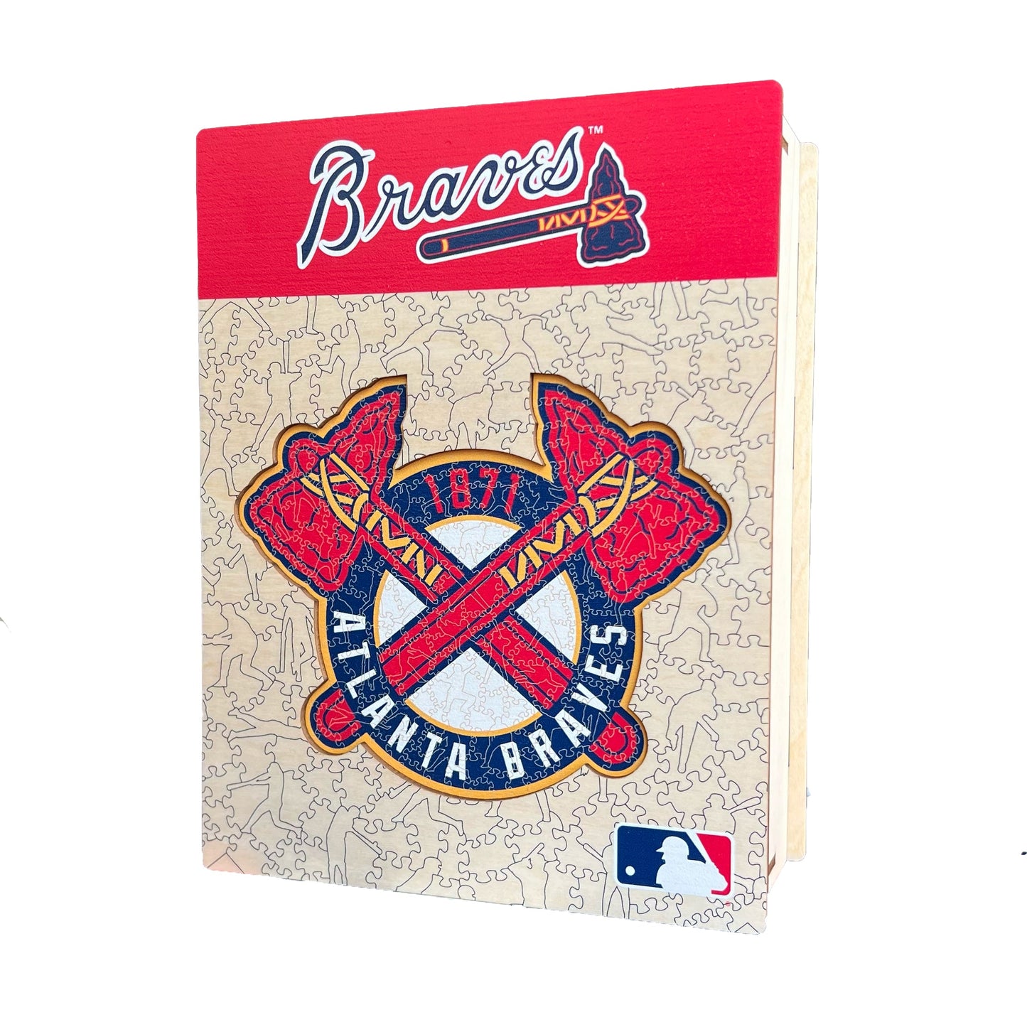 2 PACK Atlanta Braves™ Baseball + Double Tomahawk Logo