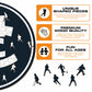 Carlton FC Logo - Wooden Puzzle