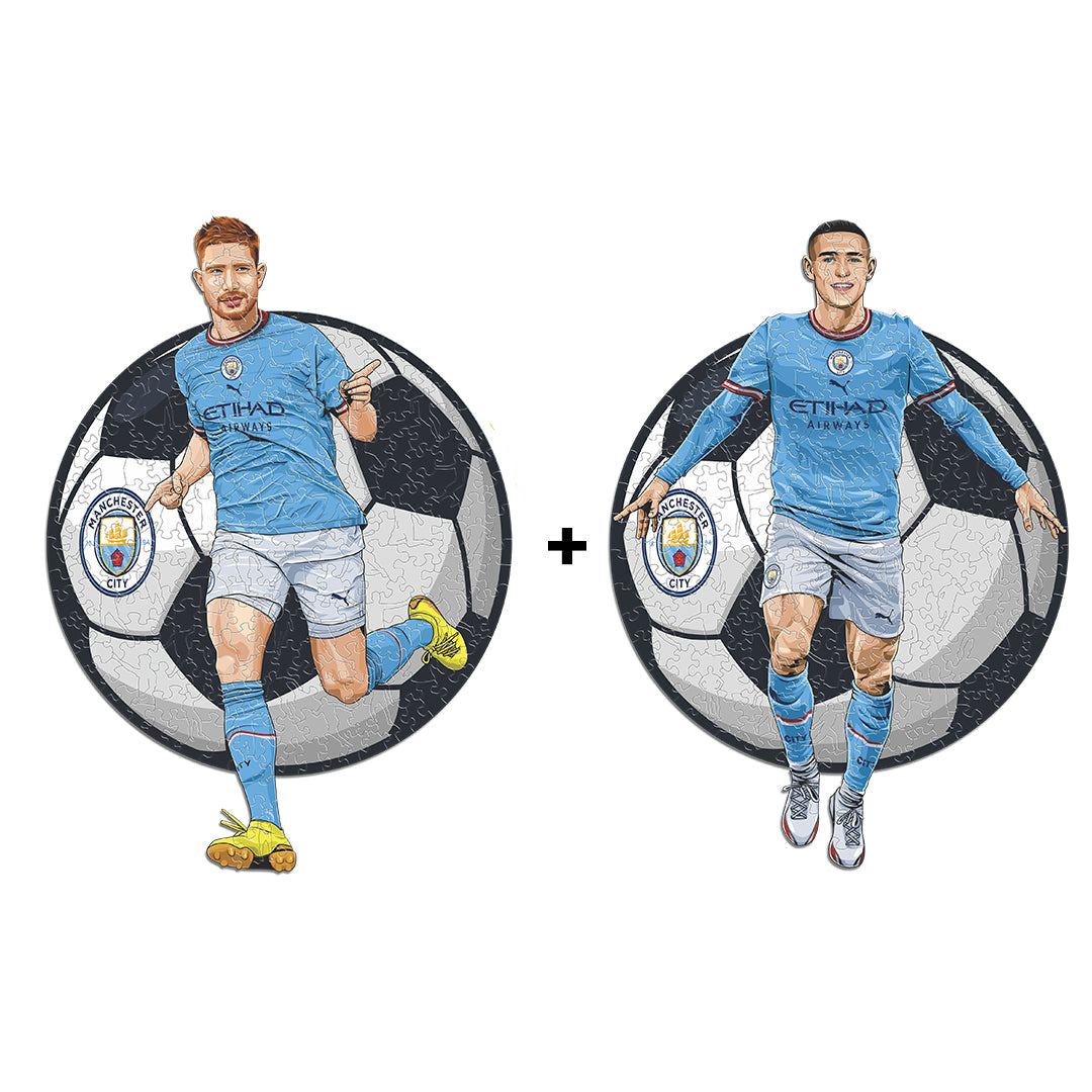 2 PACK De Bruyne + Foden