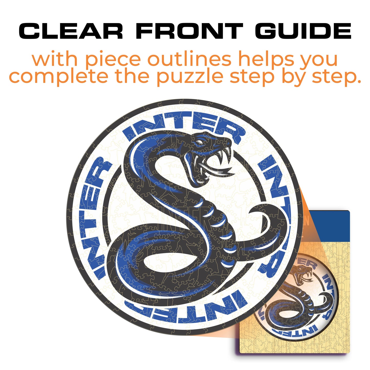 FC Inter® Snake - Wooden Puzzle