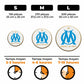 Olympique de Marseille® Logo - Wooden Puzzle