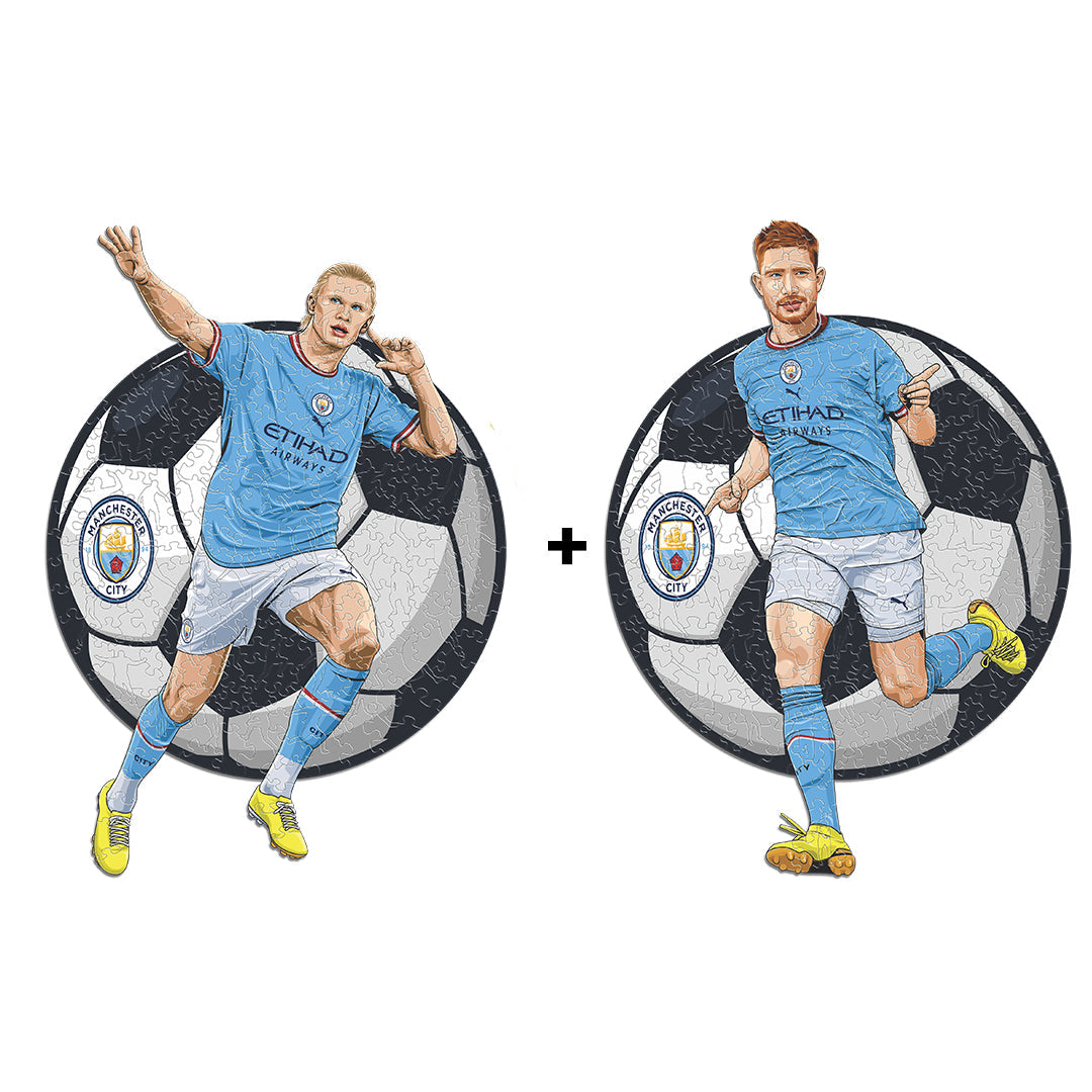 2 PACK Haaland + De Bruyne