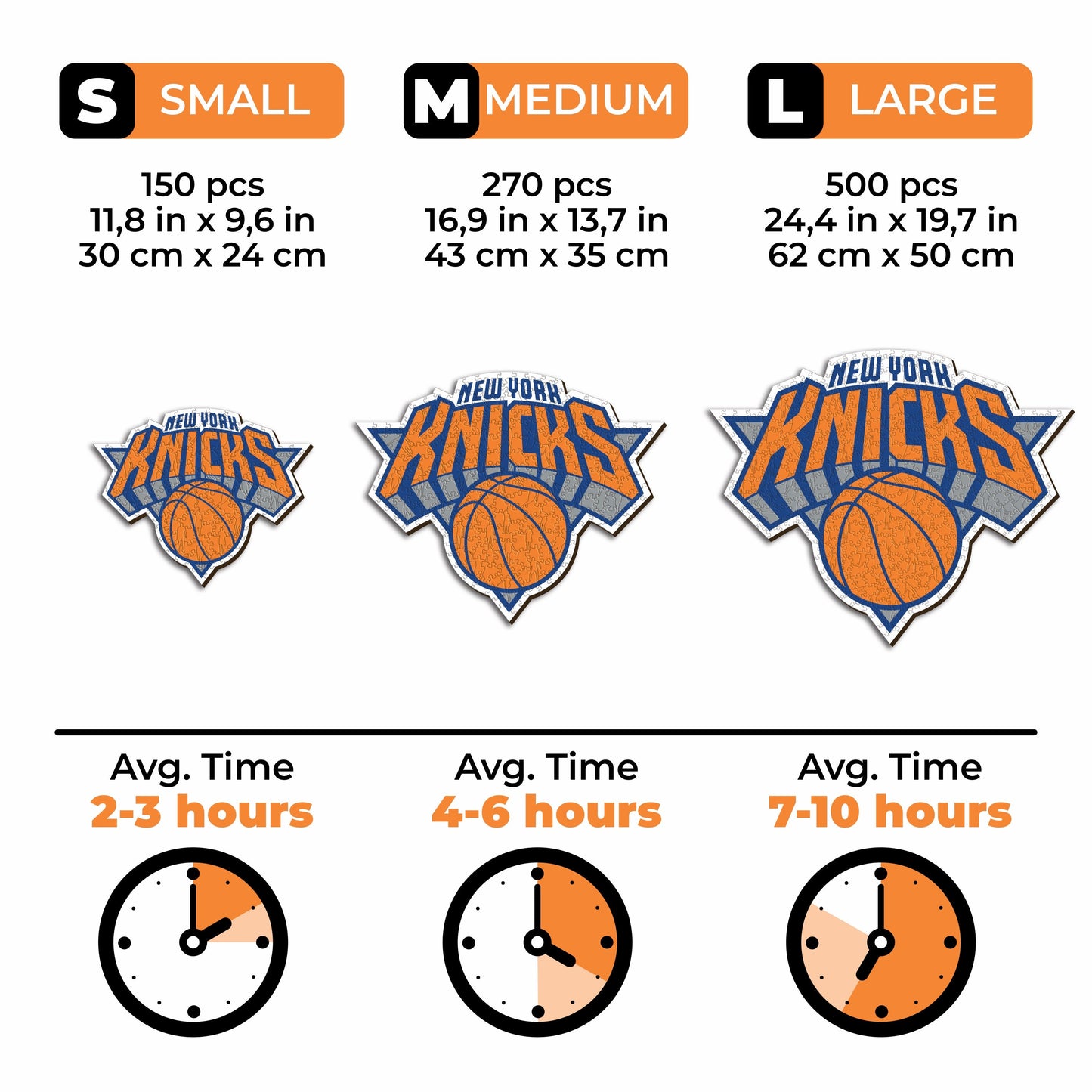New York Knicks™ - Wooden Puzzle