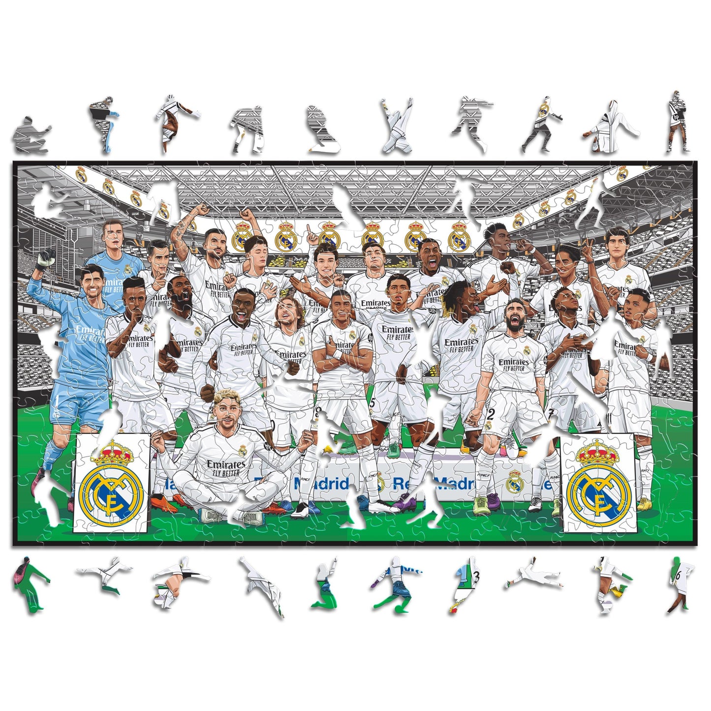 2 PACK Real Madrid CF® Logo + Team