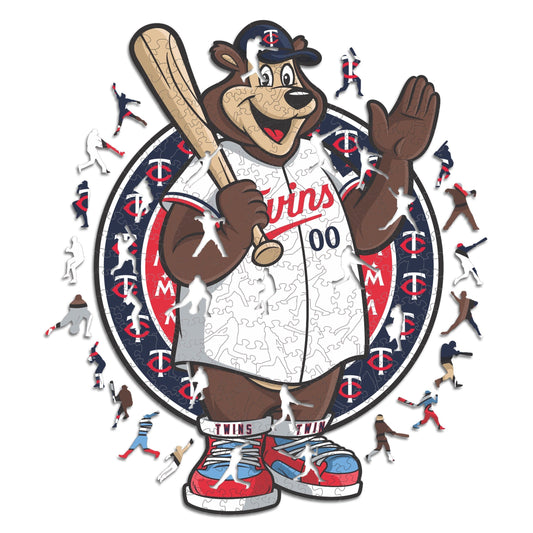 Minnesota Twins™ Mascot - Wooden Puzzle