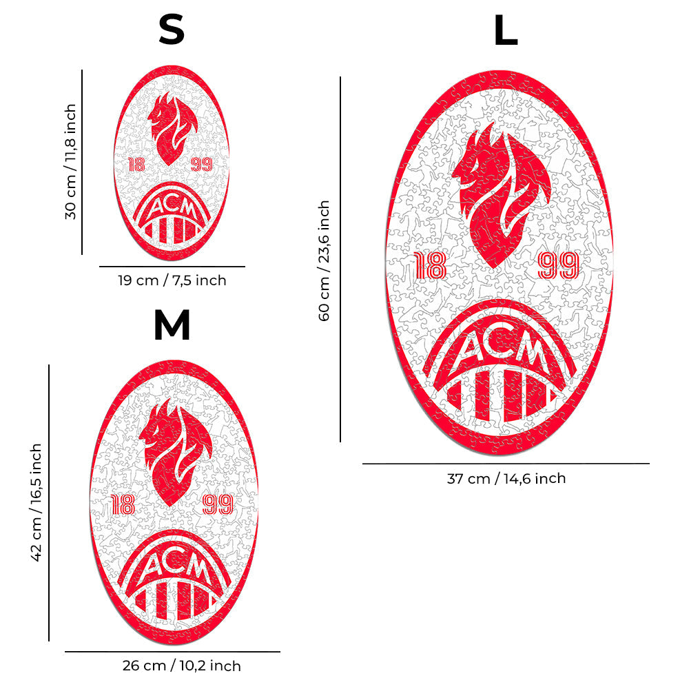 3 PACK AC Milan® Logo + Devil Logo + 5 Players