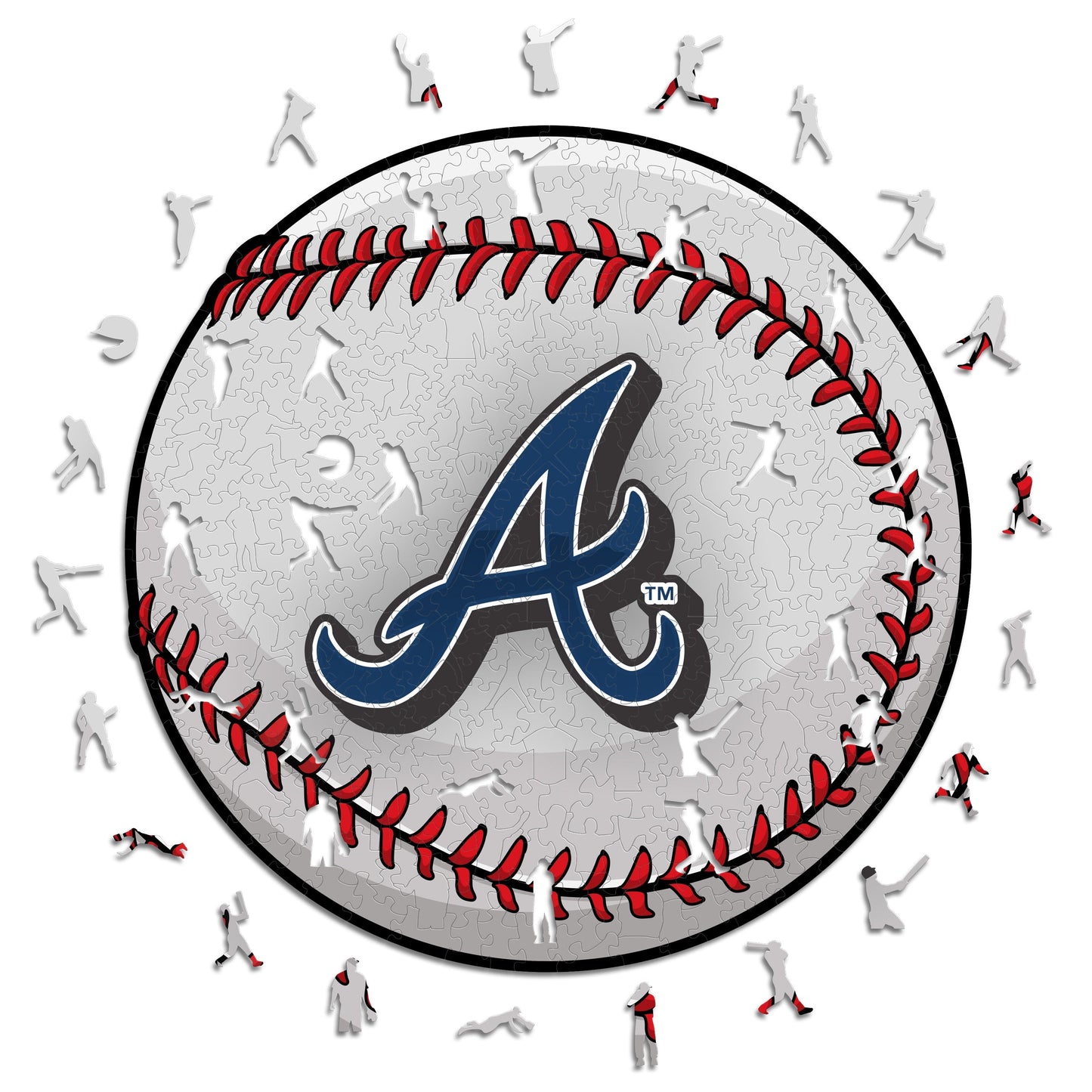 2 PACK Atlanta Braves™ Baseball + Double Tomahawk Logo