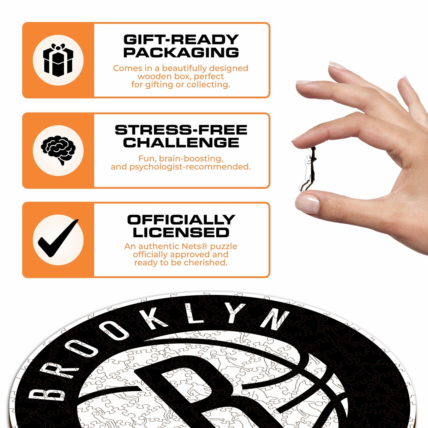 Brooklyn Nets™ - Wooden Puzzle