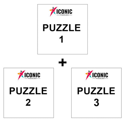 3 Soccer Puzzles Of Your Choice
