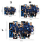 FC Inter® 5 Players - Wooden Puzzle