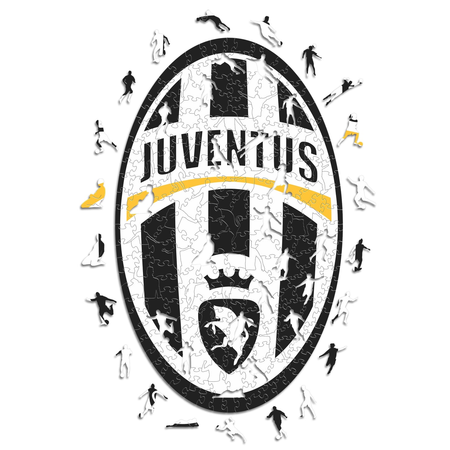 Juventus FC® Retro Logo - Wooden Puzzle