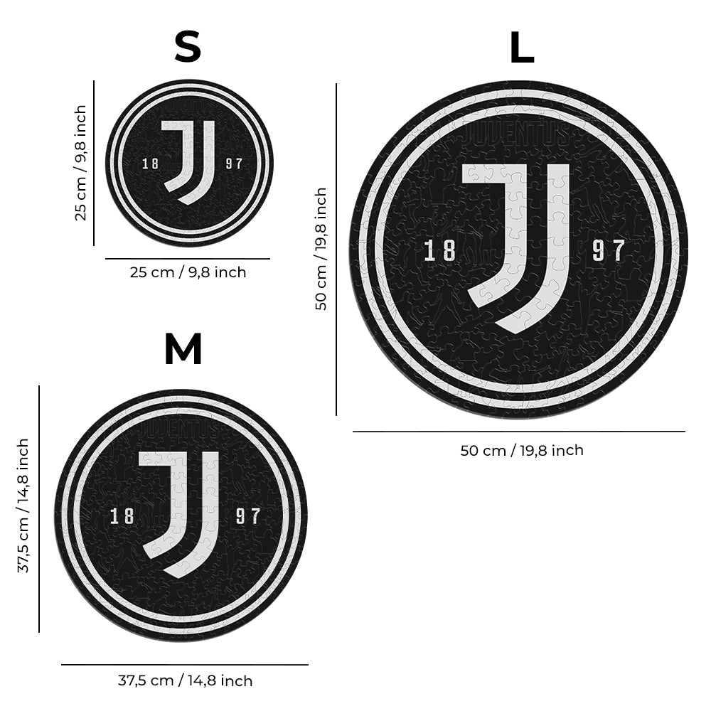 Juventus FC® Retro Logo - Wooden Puzzle