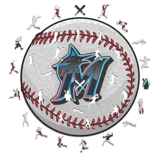 Miami Marlins™ - Wooden Puzzle