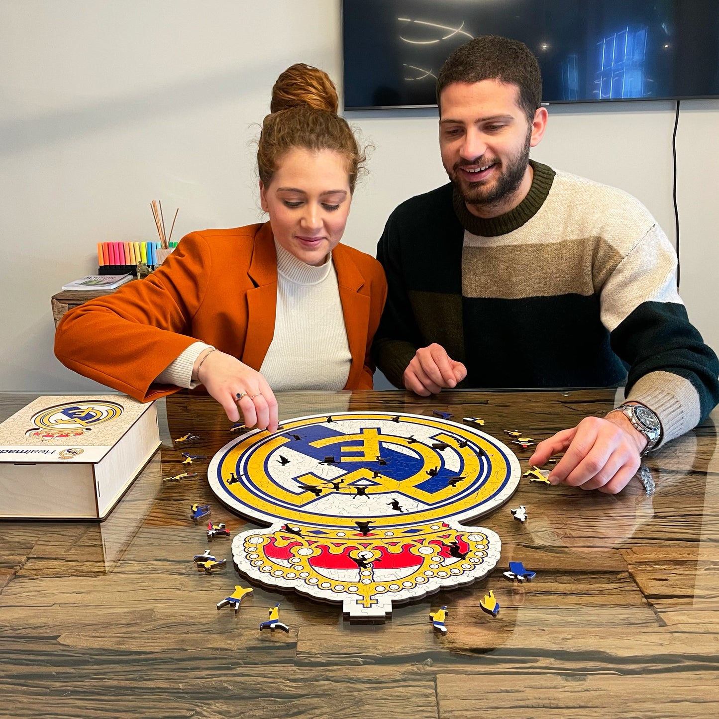 Real Madrid CF® Logo - Wooden Puzzle