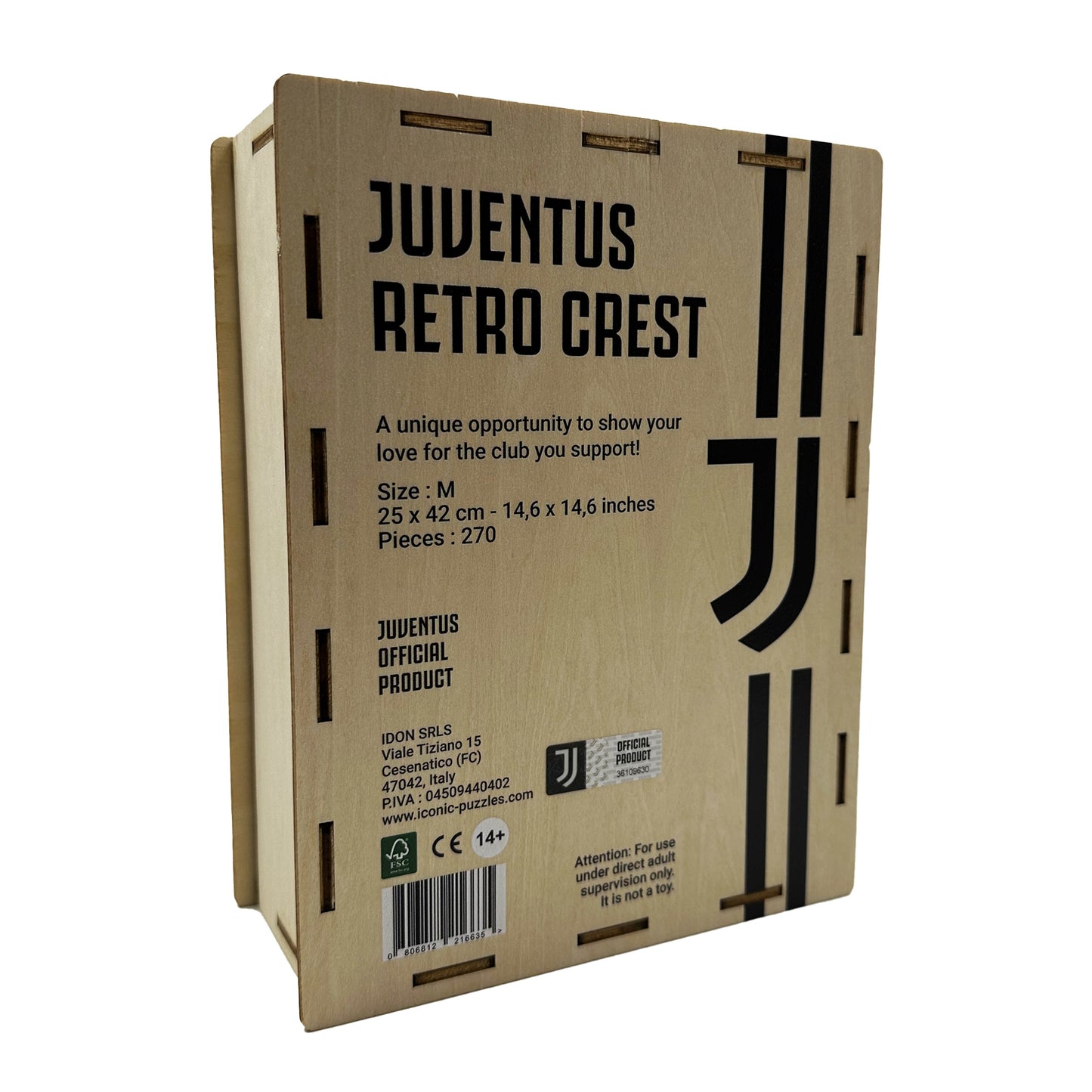 Juventus FC® Retro Logo - Wooden Puzzle