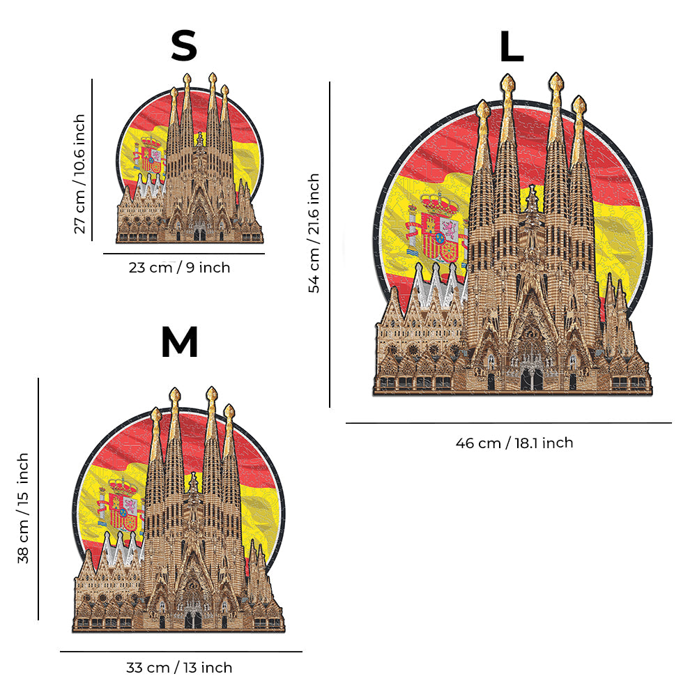 Sagrada Família - Wooden Puzzle